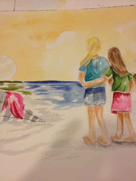 Remembering Daddy Original Watercolor for the Krog Family